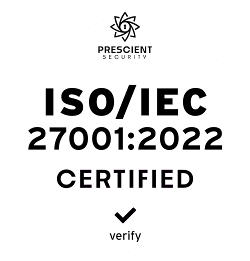 ISO 27001 Certified