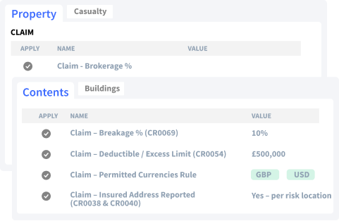Validation Rules and Limits