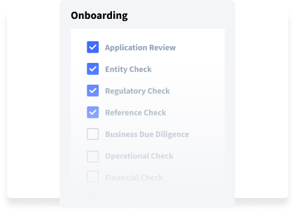 configurable onboarding process