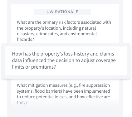 Underwriter Rationale