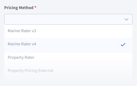 standardised rating interface